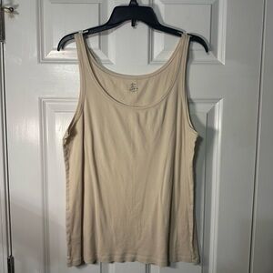 LOFT Beige Tank Top